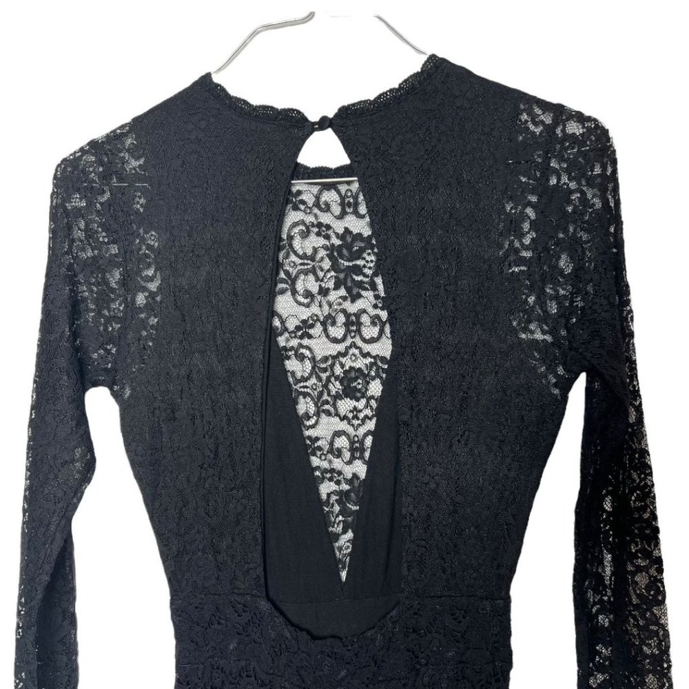 Nightcap Clothing Serata Jumpsuit Lace Black Size L - Picture 7 of 10